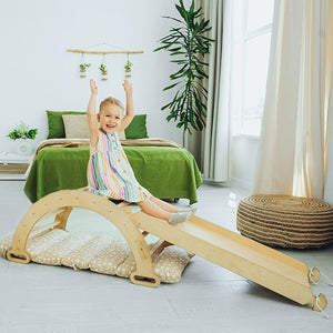 3in1 Climbing Set: Arch + Slide + Cushion