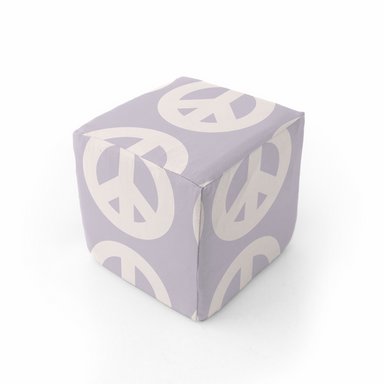 Toki Mats Lavender Peace Sign Play Cube
