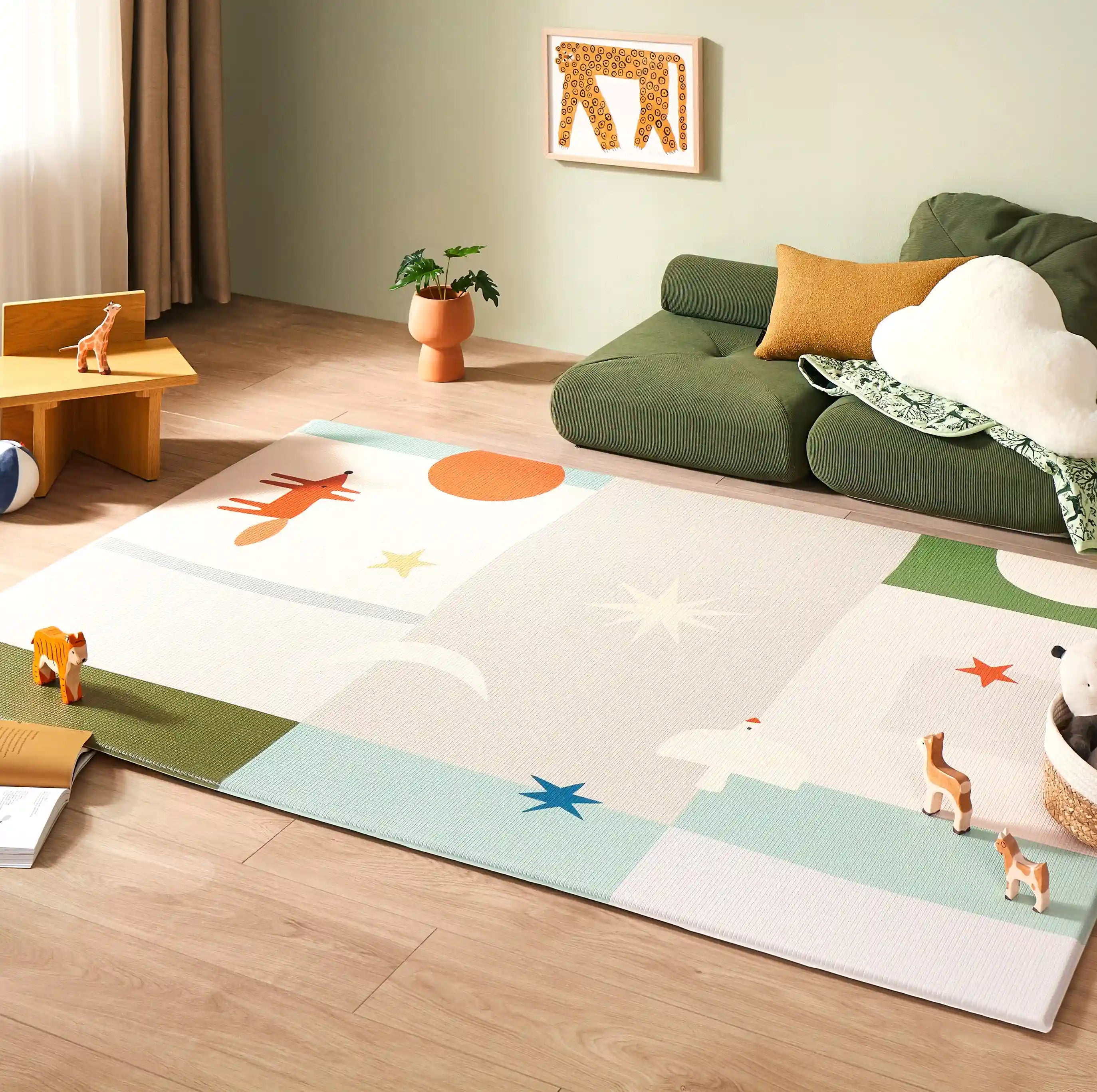 Tiny Land® Baby Playmat | Forest Track