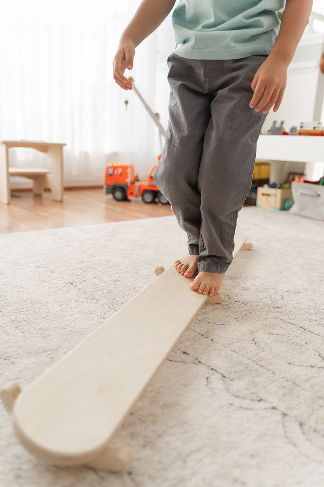 The Wobble Balance Beam