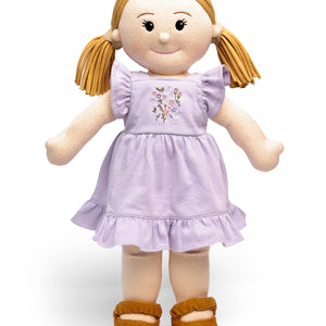 The Clementine Collective knitted doll Amelia