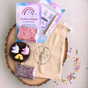 Unicorn and Rainbows Potion Pouch | Party Favor