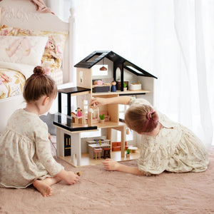 Tiny Land® Modern Dollhouse with Furniture