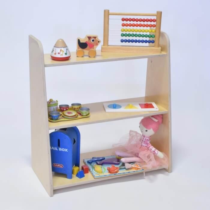 RAD Children's Furniture Tiered Toy Shelf