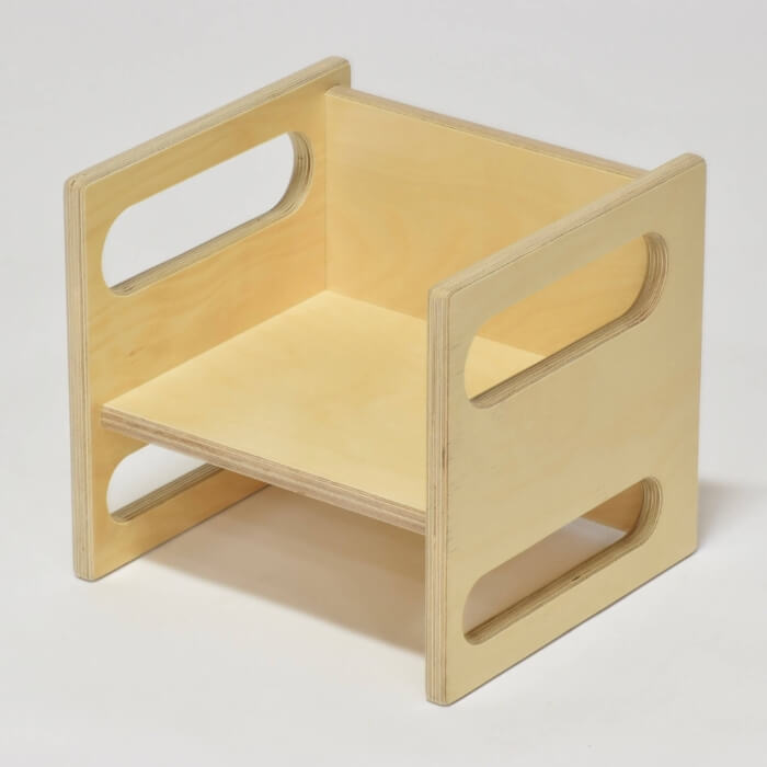 RAD Montessori Cube Chair Rear View 2