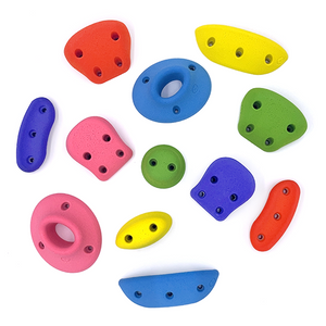 Multi Color Smooth Move Rock Wall Holds | Screw On Only