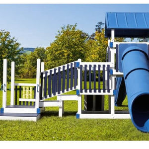 Sta rSwingsets Knights Castle Commercial Playsets Front View