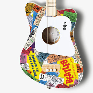 Beatles + Loog Yellow Mini Guitar