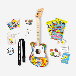 Beatles + Loog Yellow Mini Guitar