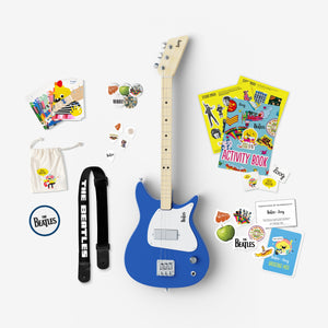 Beatles + Loog Blue Electric Guitar