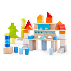 HABA Colored Building Blocks | 85 Piece Set