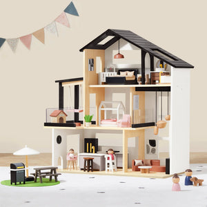 Tiny Land® Modern Dollhouse with Furniture