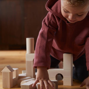 HABA USA Basic Building Blocks 26 Piece Starter Set Lifestyle 1
