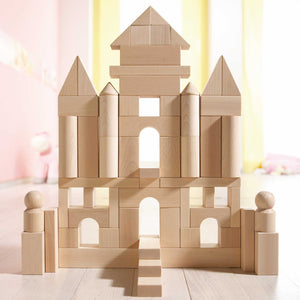 HABA USA Basic Building Blocks 60 Piece Large Starter Set Front View