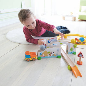 HABA Kullerbu Construction Site Play Track Starter Set