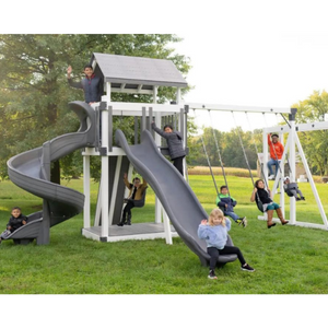 star light vinyl swing set