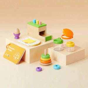 Tiny Land® Montessori Box for Infants (10-12 month)