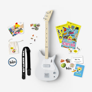 Beatles + Loog White Electric Guitar