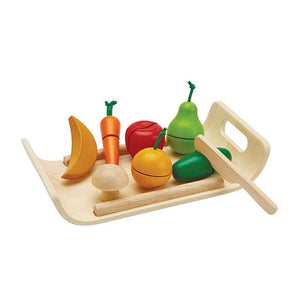 PlanToys Assorted Fruit & Vegetable Close Up