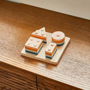 PlanToys Geometric Sorting Board - Orchard Top View