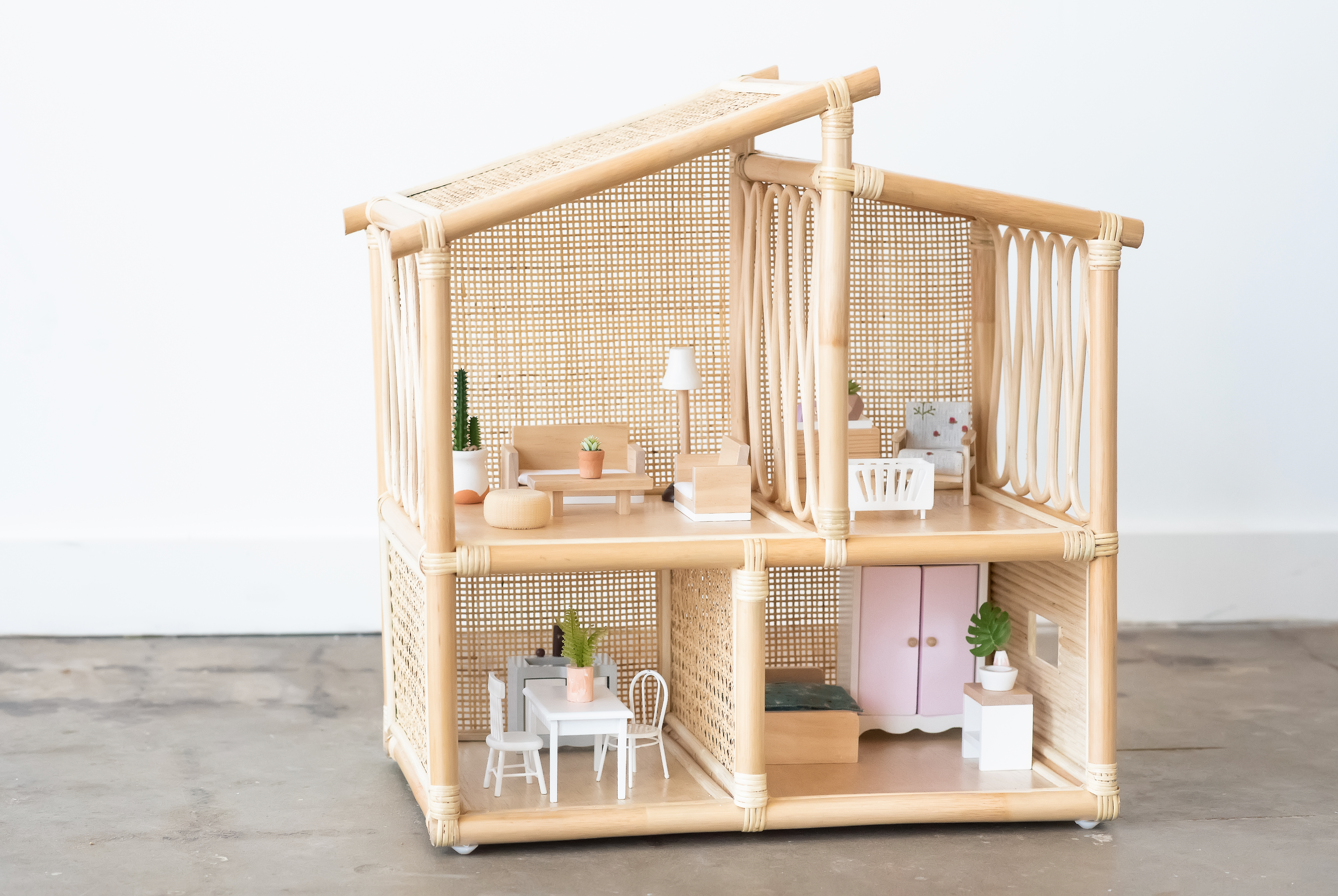 Ellie & Becks Edie Rattan Dollhouse