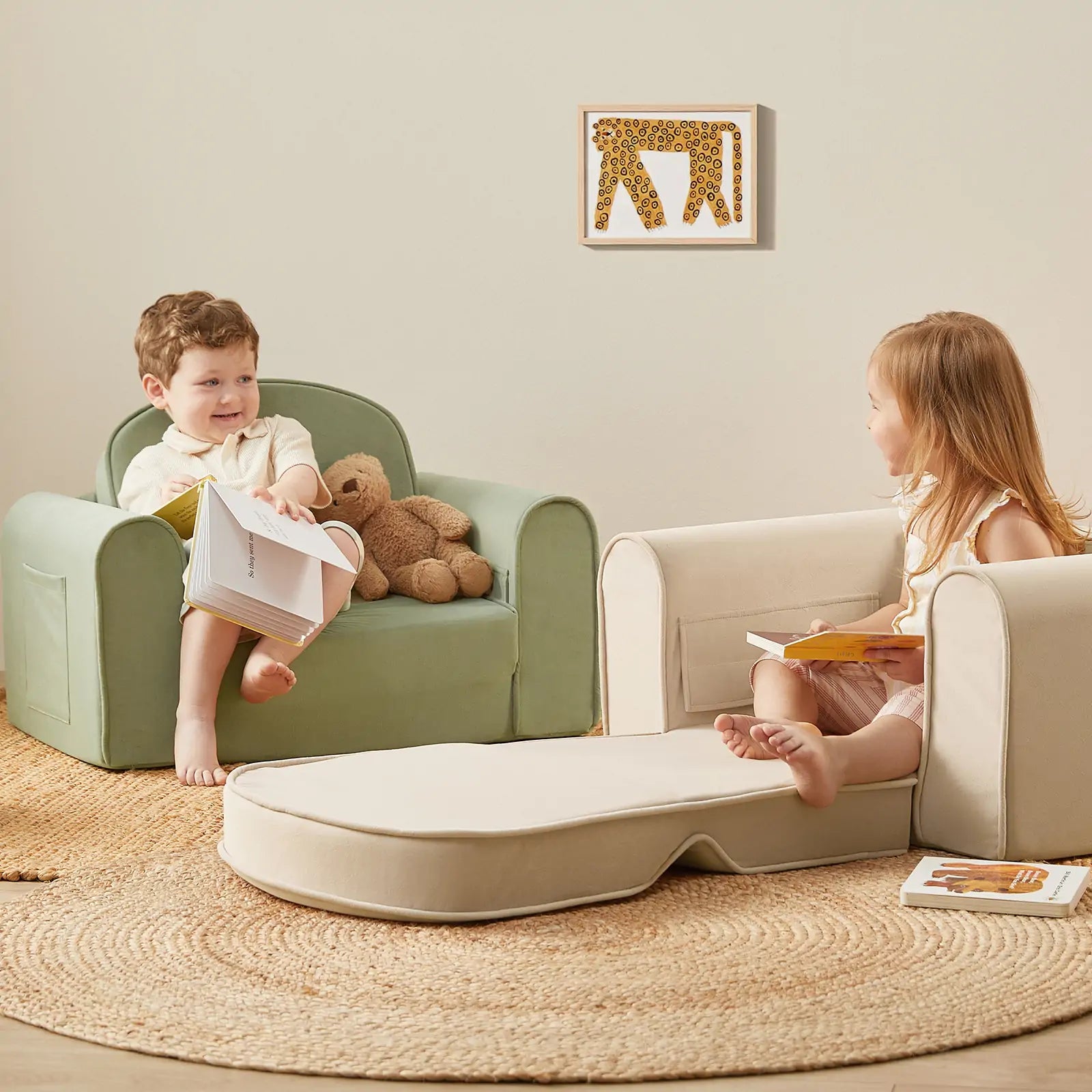 GentleSnug Kid Chair | Beige