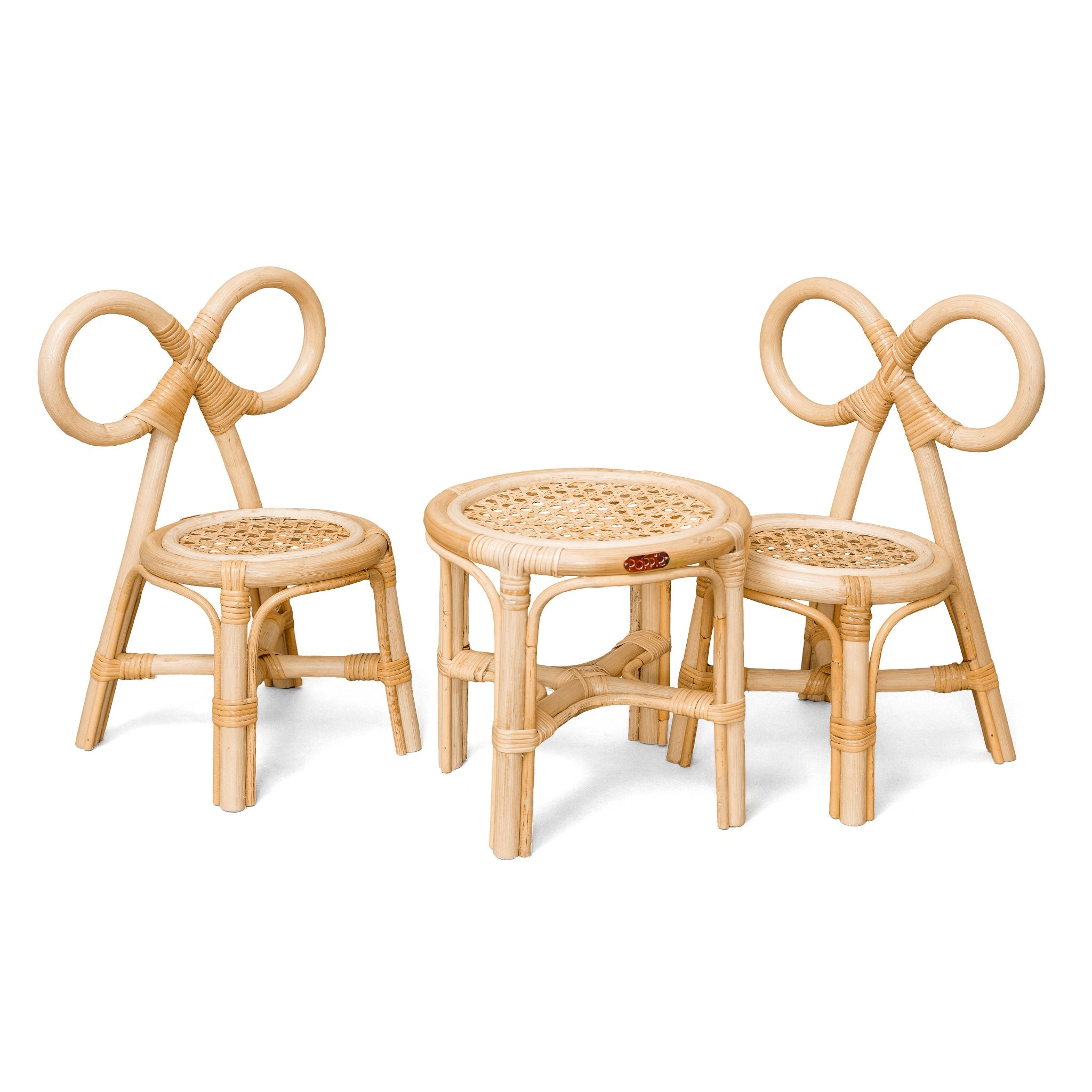Poppie Toys Poppie Mini Table & Chairs Set Mini Bow Set
