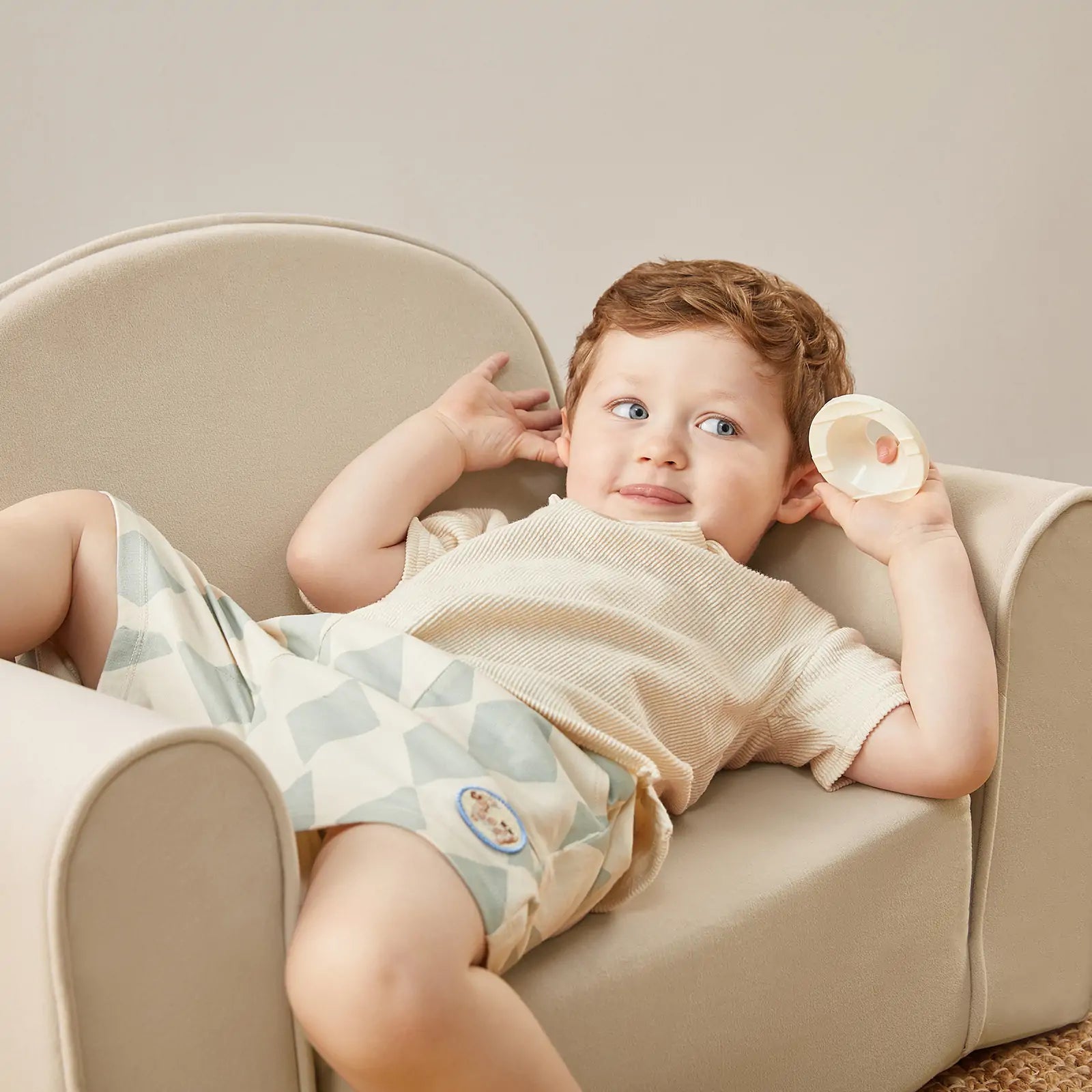 GentleSnug Kid Chair | Beige
