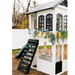 2mamabees reign two story playhouse with slide and swing black and white two story playhouse