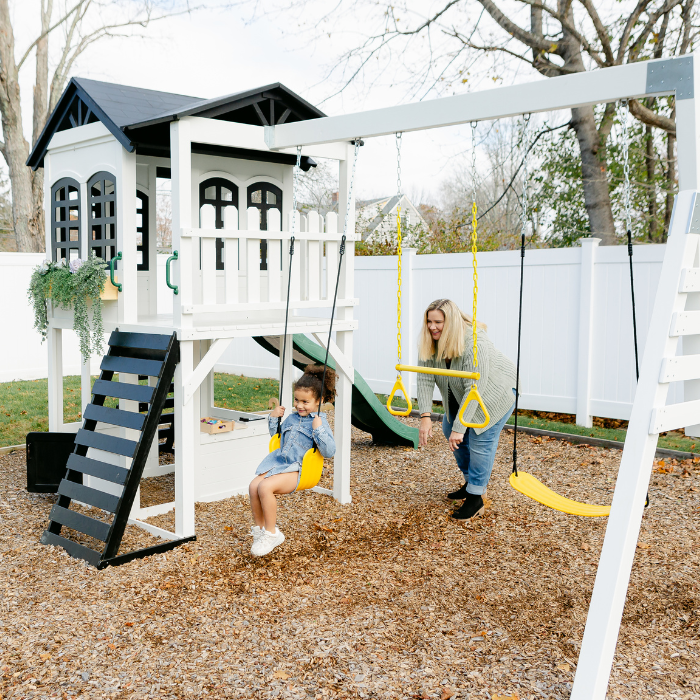 2 story top outdoor playhouse