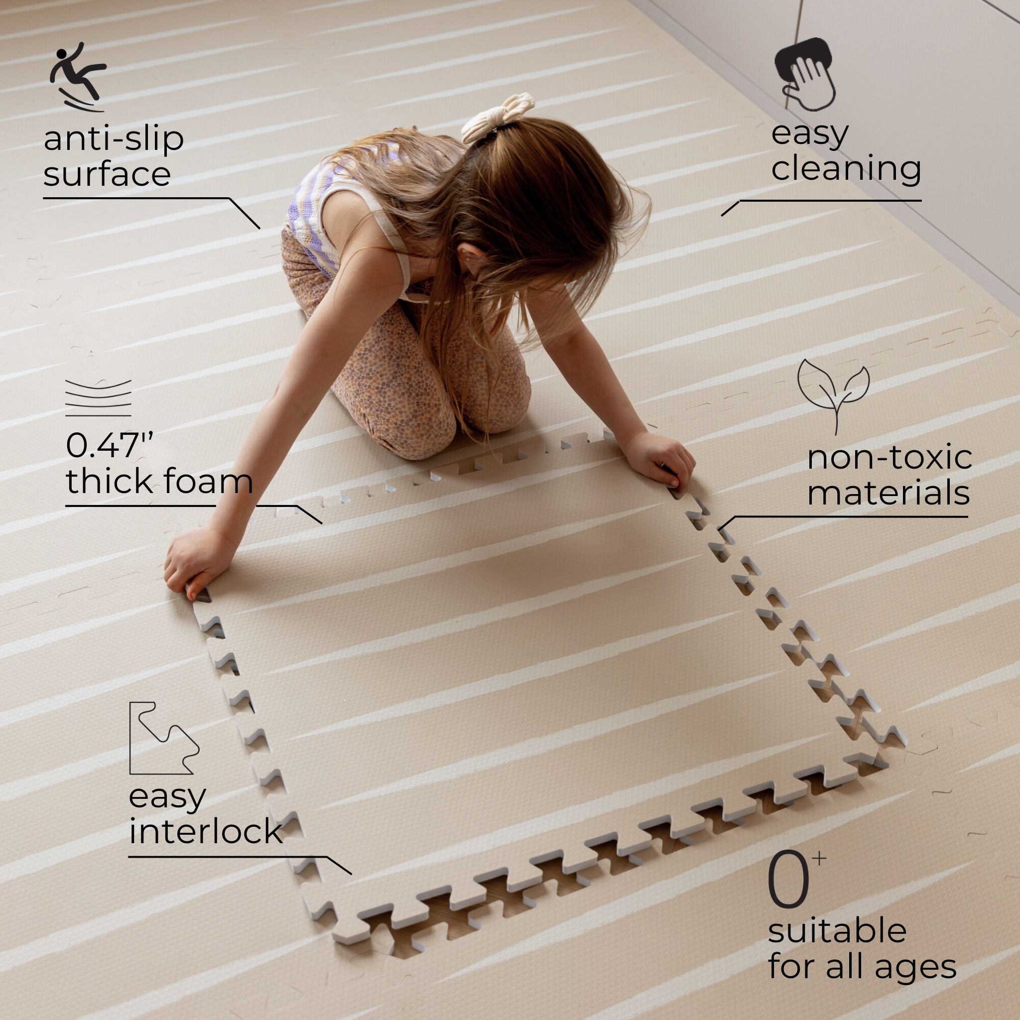 Lucio Play Mat | Linen