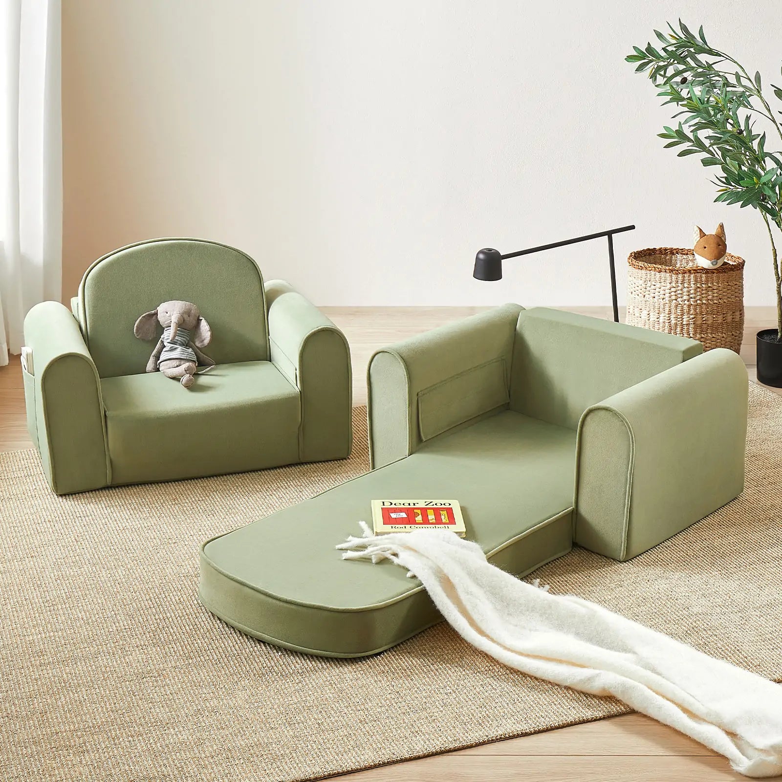GentleSnug Kid Chair | Sage
