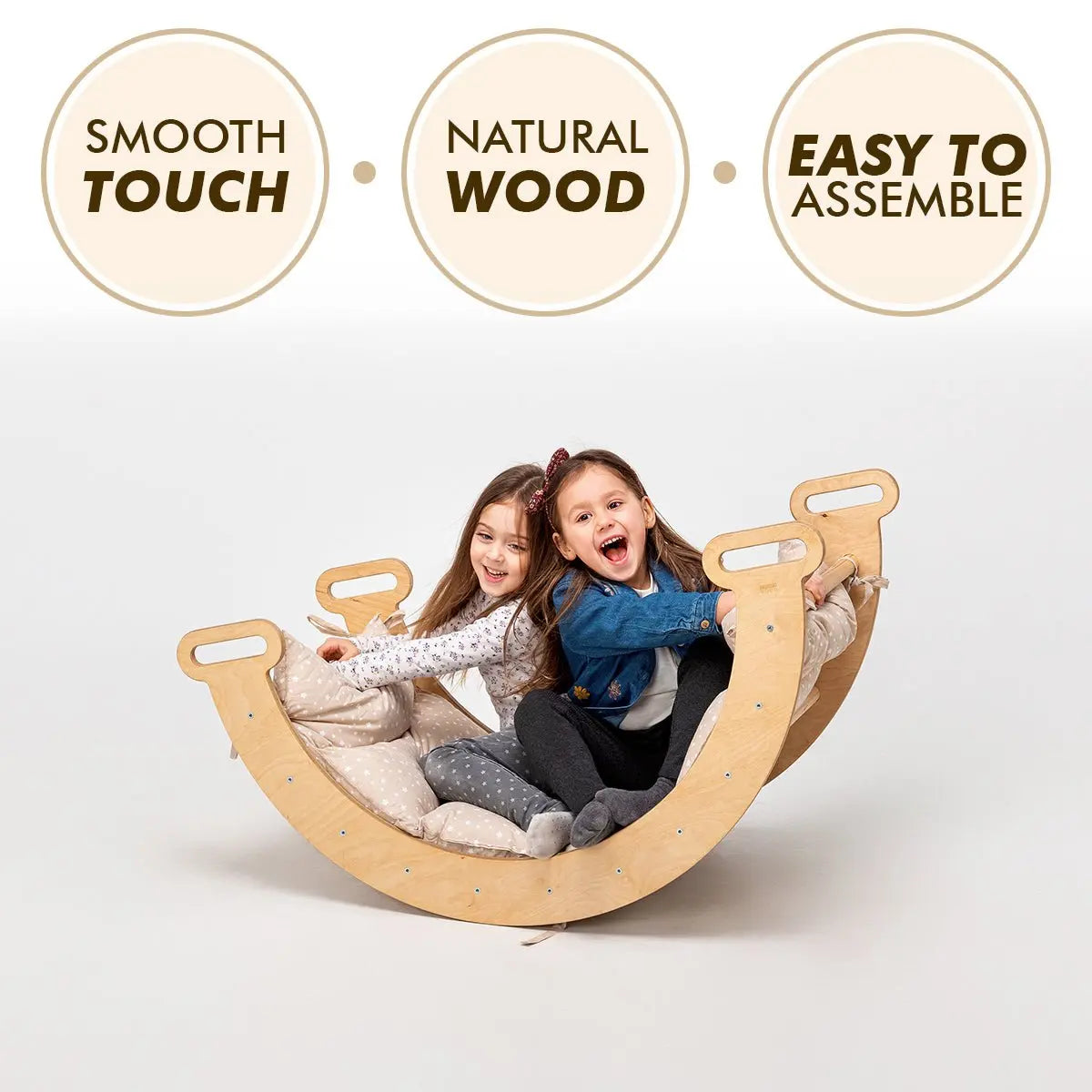 3in1 Climbing Set: Arch + Slide + Cushion