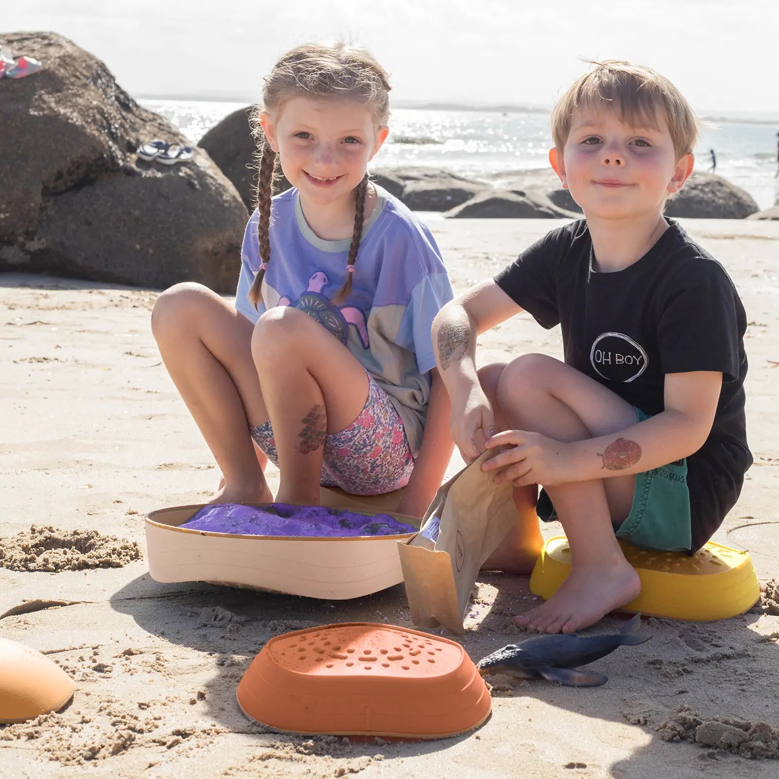 Tiny Land® Stepping Stones | Sunset Hues