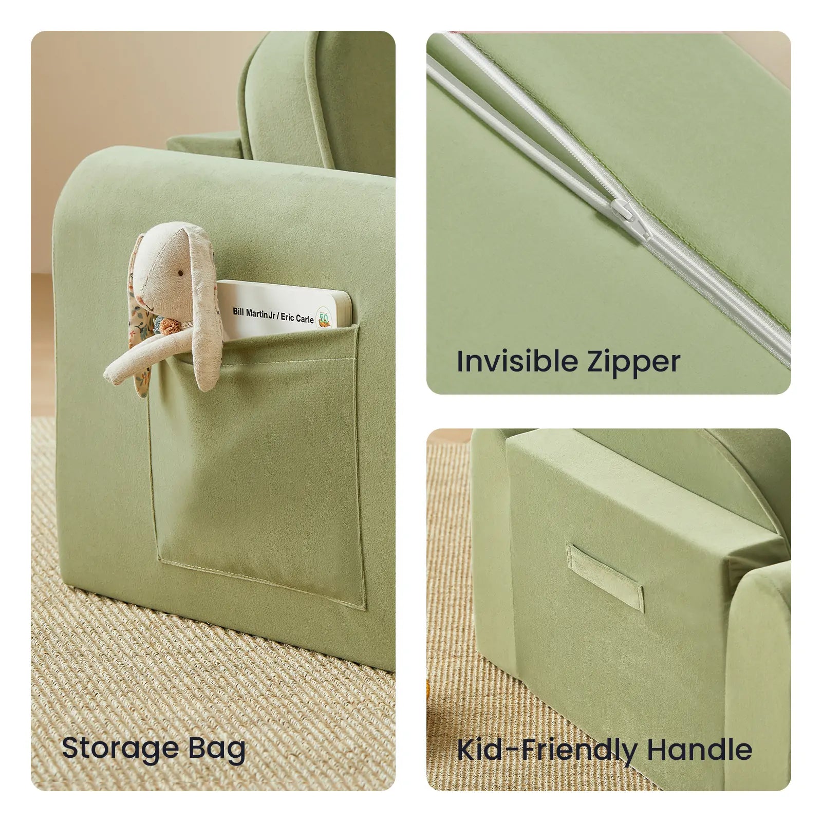 GentleSnug Kid Chair | Sage
