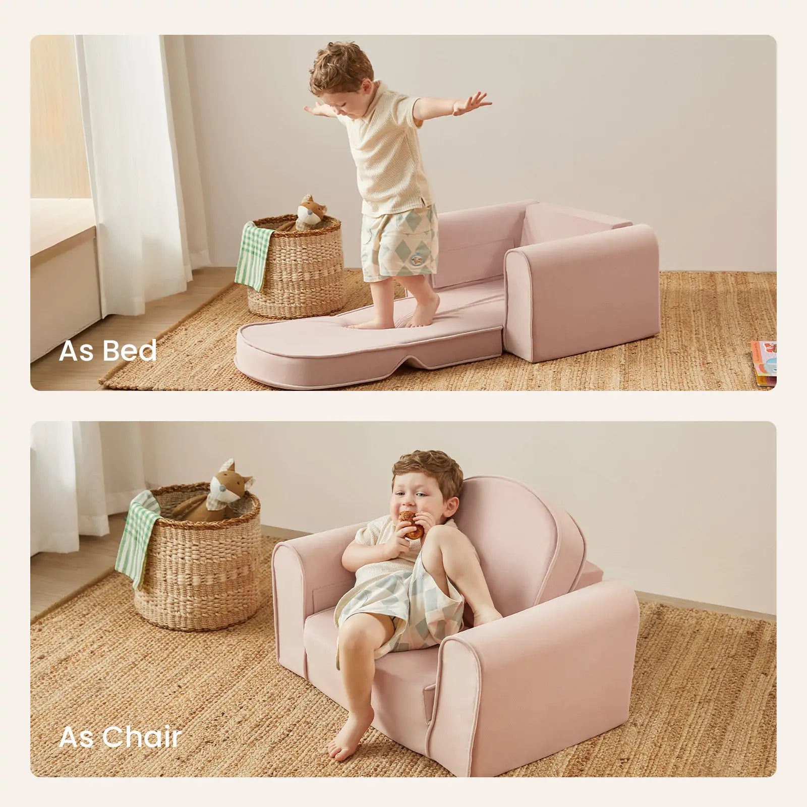 GentleSnug Kid Chair | Pink