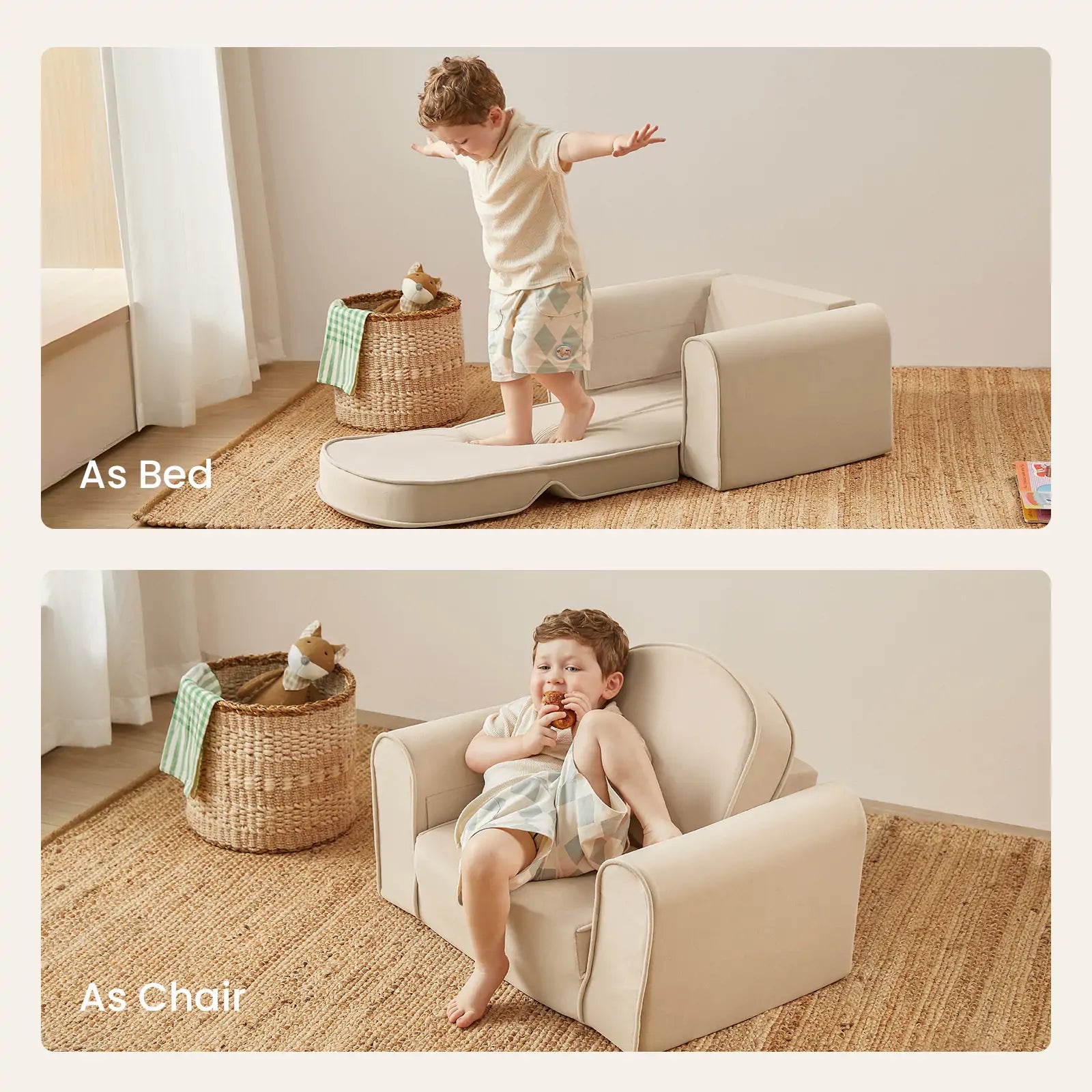 GentleSnug Kid Chair | Beige