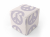 Toki Mats Cream Peace Sign Play Cube