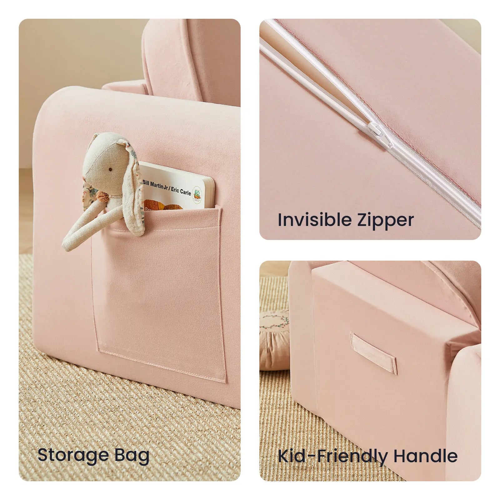 GentleSnug Kid Chair | Pink