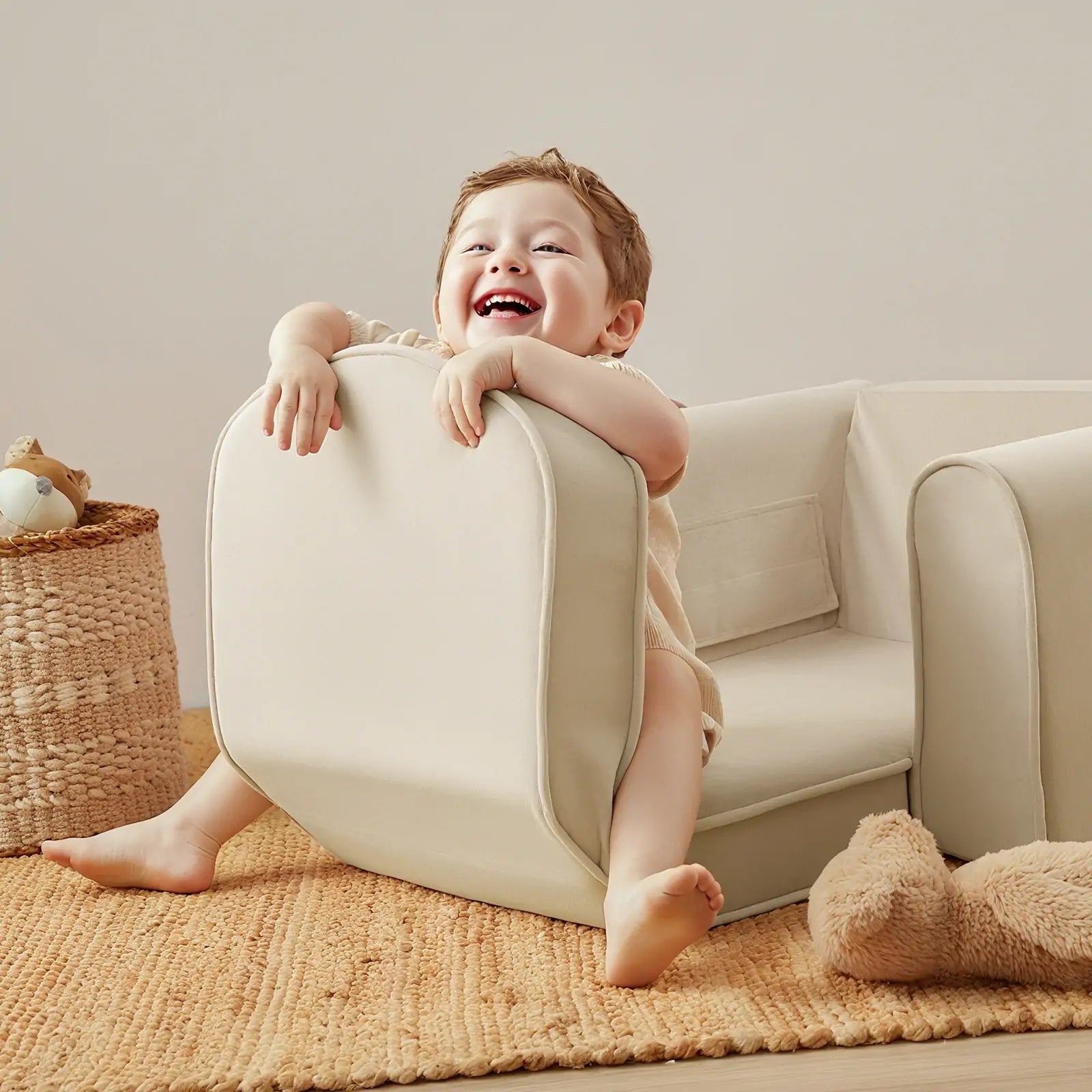 GentleSnug Kid Chair | Beige