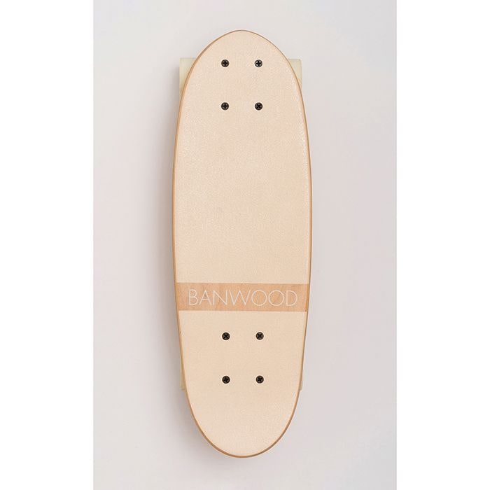 Banwood Skateboard Cream Top View