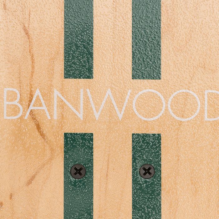 Banwood Skateboard Green Up Close Top