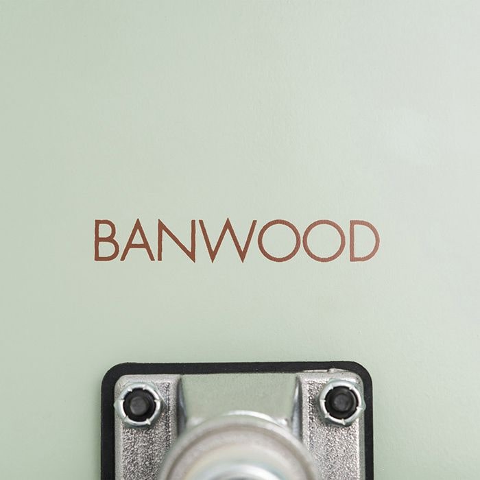 Banwood Skateboard Mint Up Close Bottom