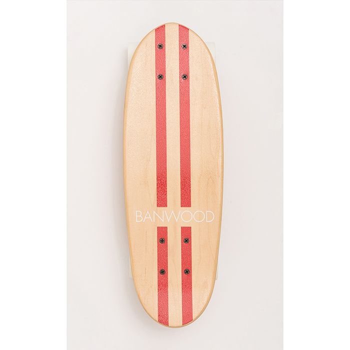 Banwood Skateboard Red Top View