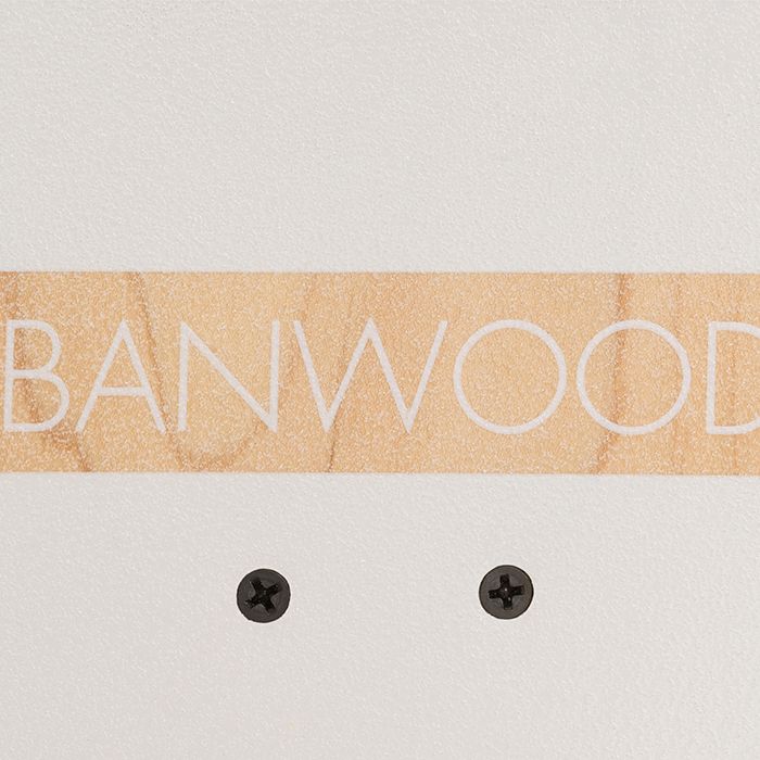 Banwood Skateboard White Up Close Top