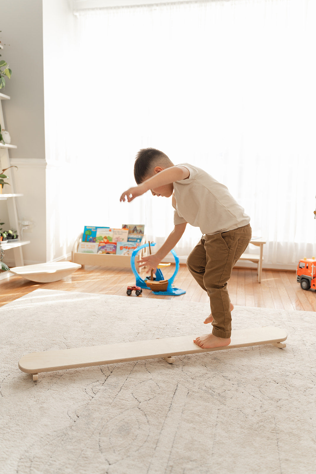 The Wobble Balance Beam