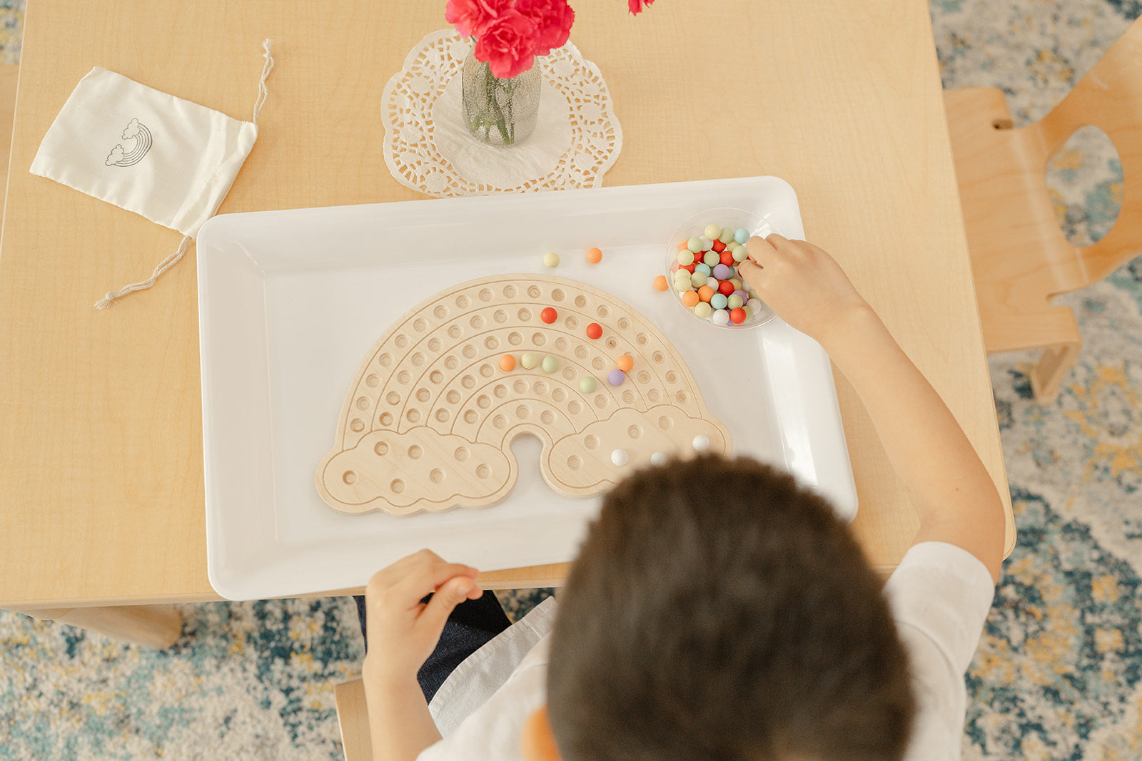 Blueberry and Third Rainbow Activity Board