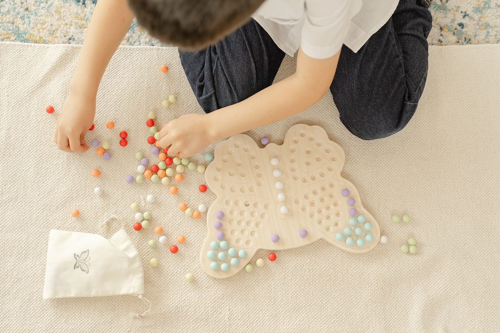 Blueberry and Third Butterfly Activity Board