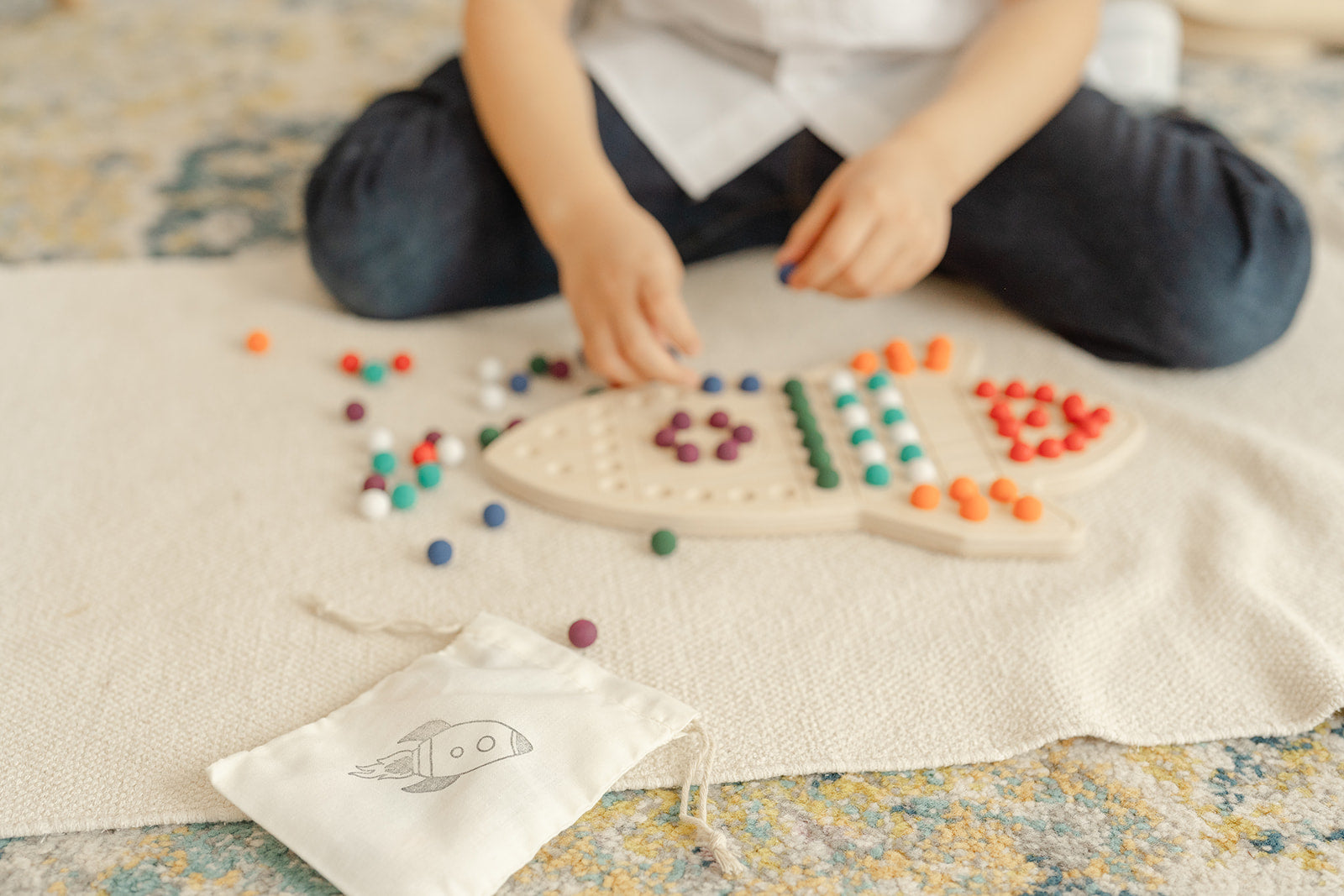 Blueberry and Third Rocketship Activity Board