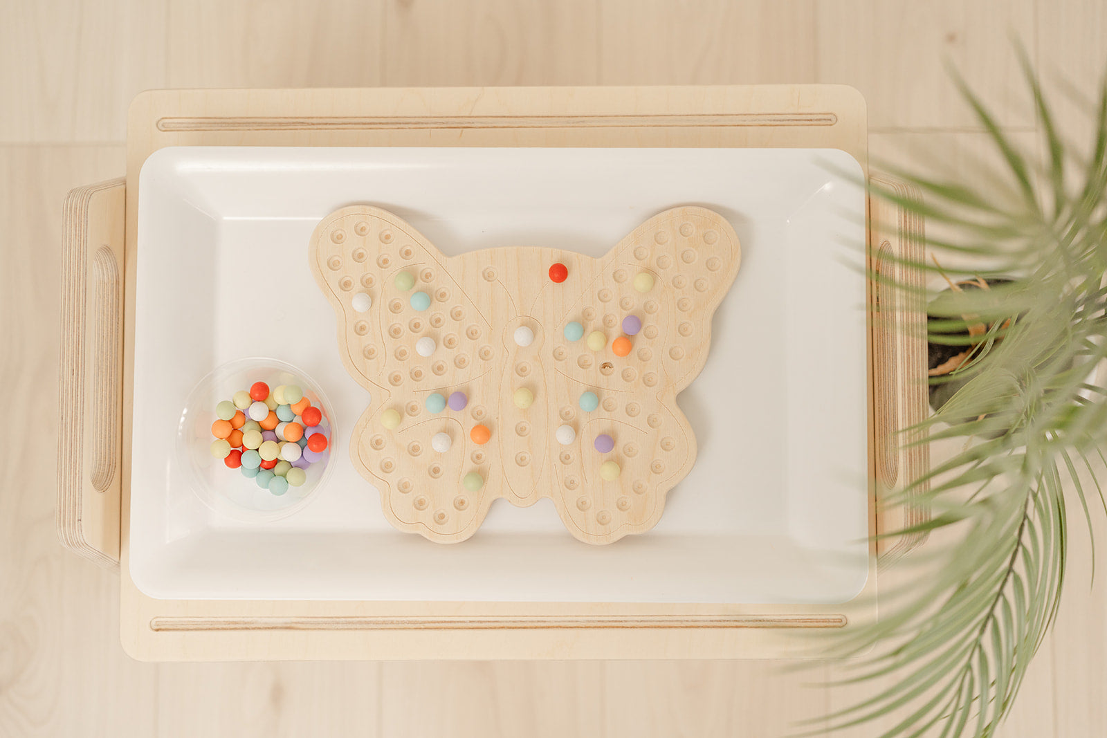 Blueberry and Third Butterfly Activity Board